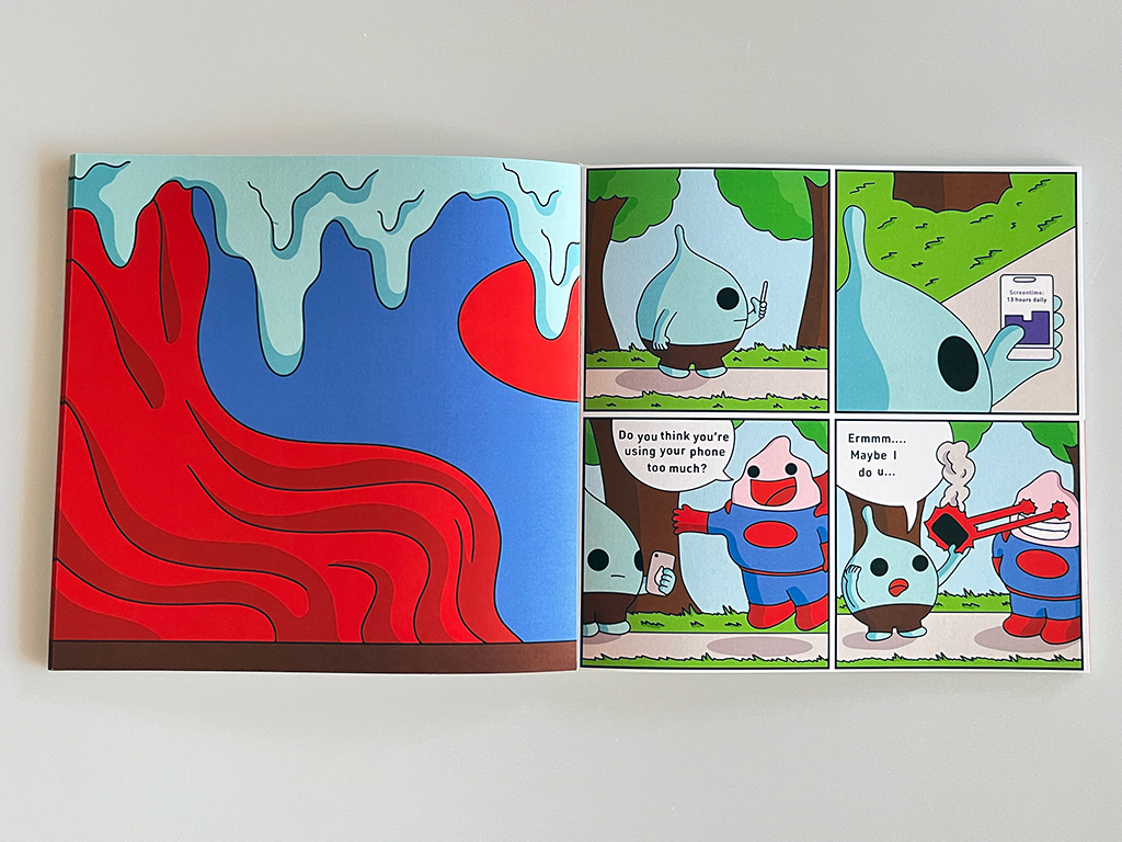 Humourous Comic and Sculpture