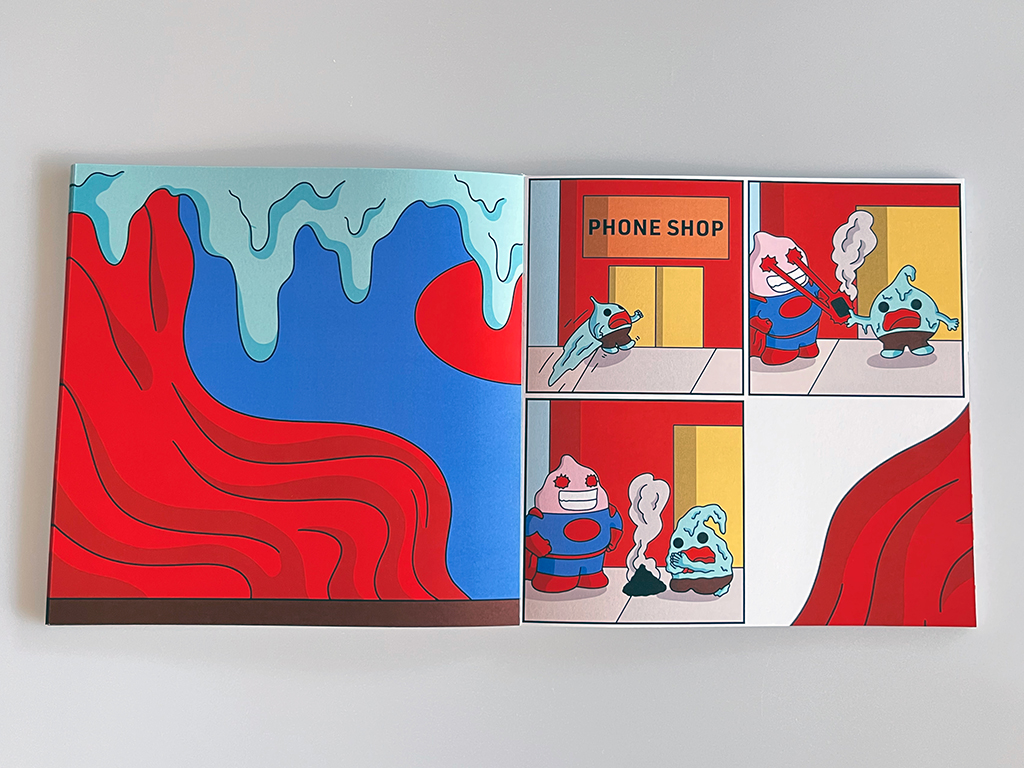 Humourous Comic and Sculpture