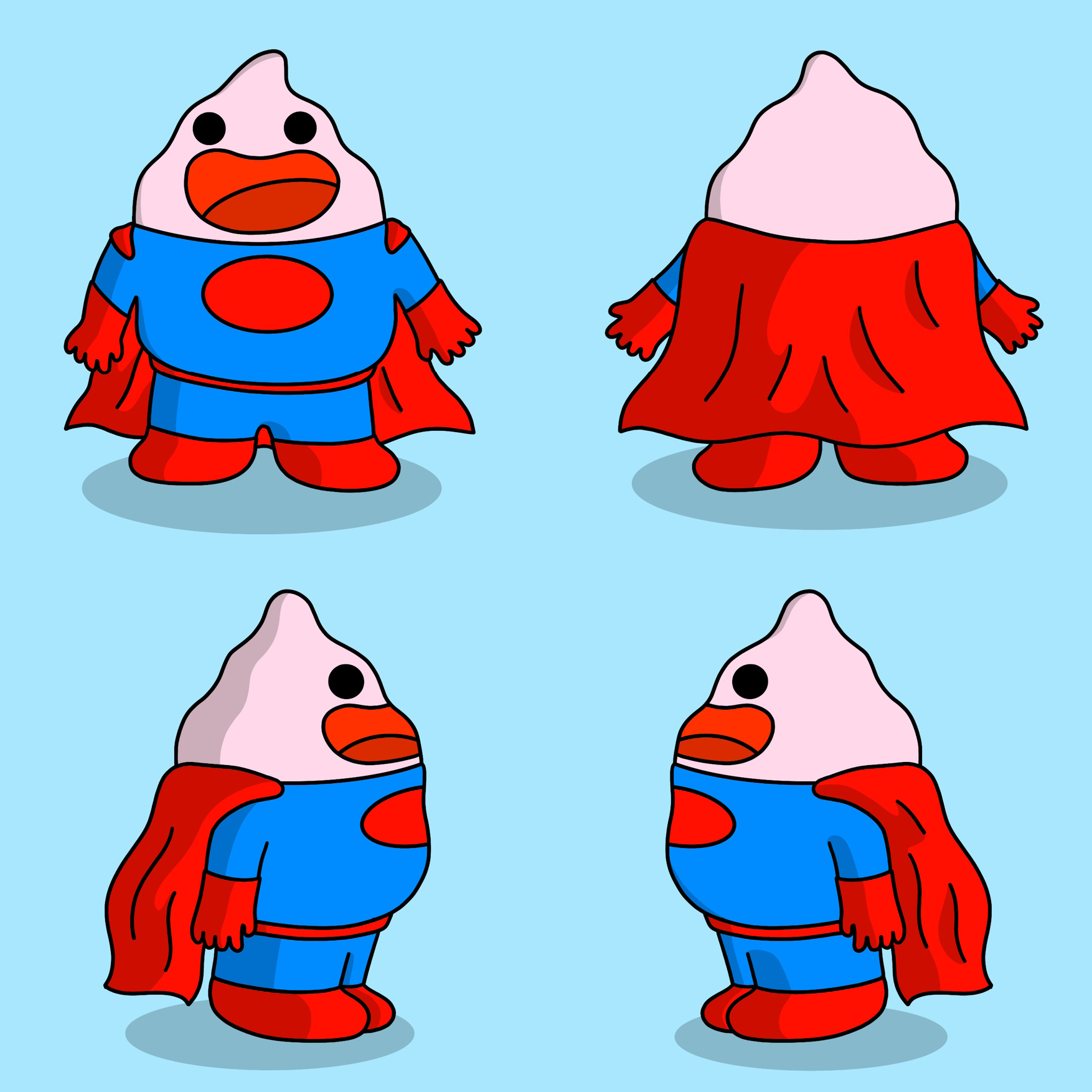 Humourous Comic and Sculpture