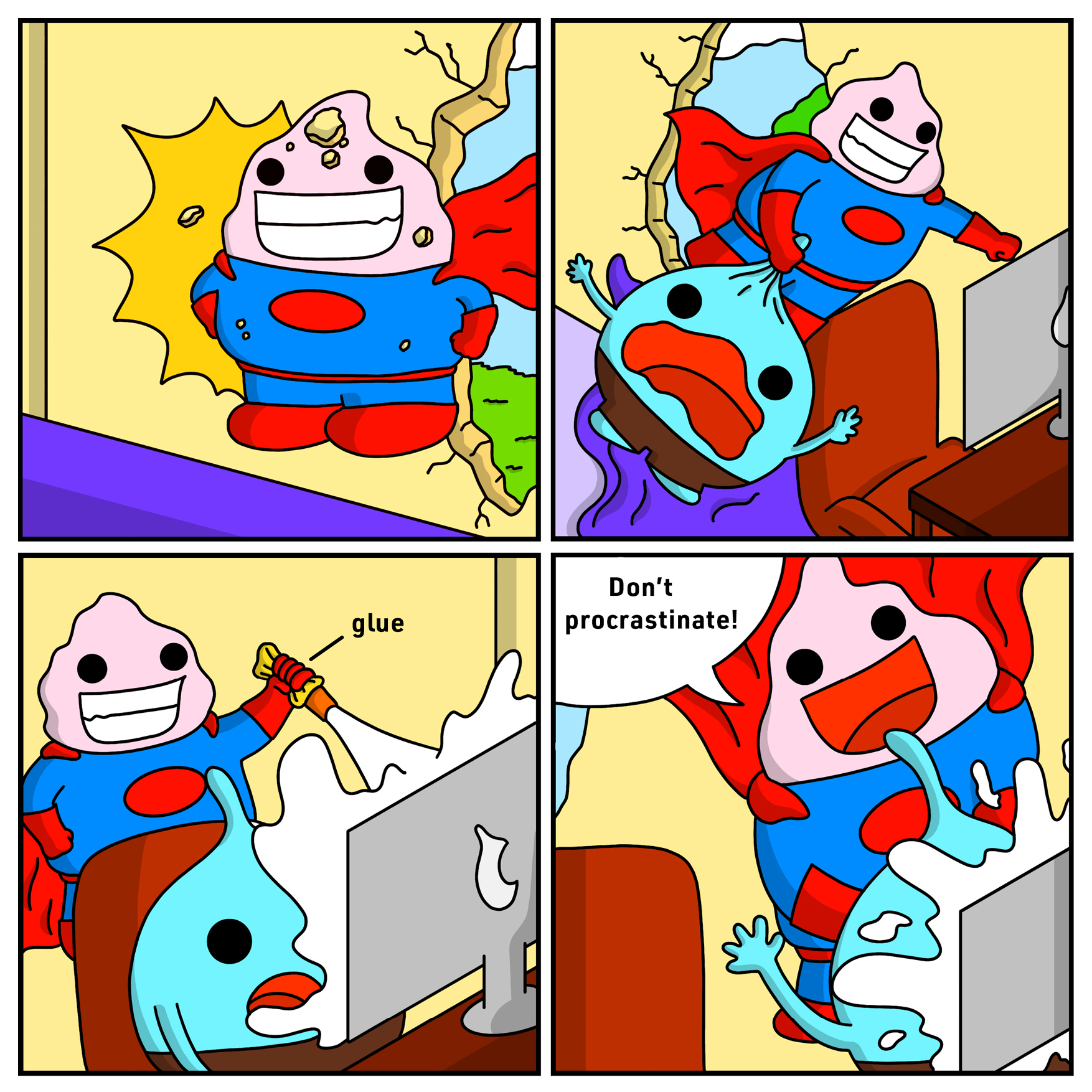 Humourous Comic and Sculpture