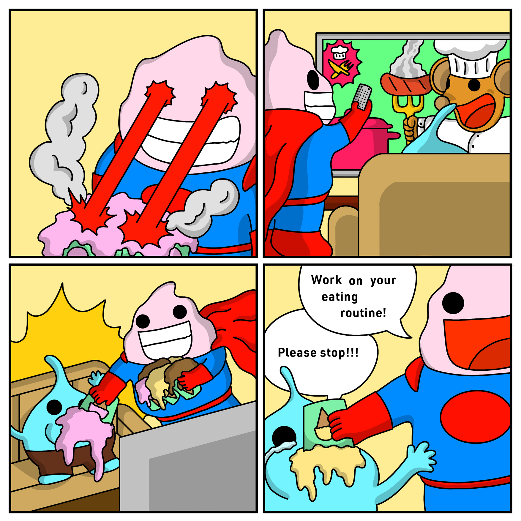 Humourous Comic and Sculpture