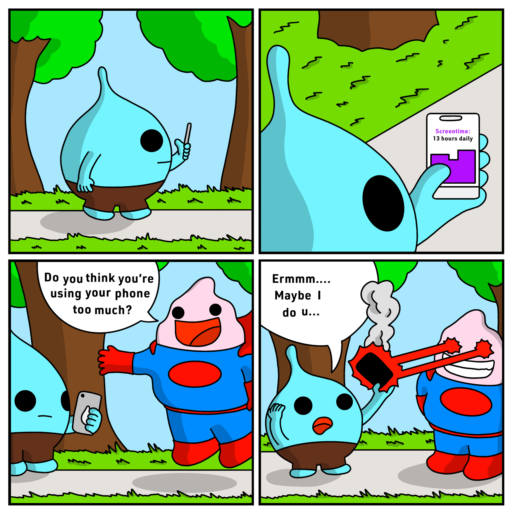 Humourous Comic and Sculpture