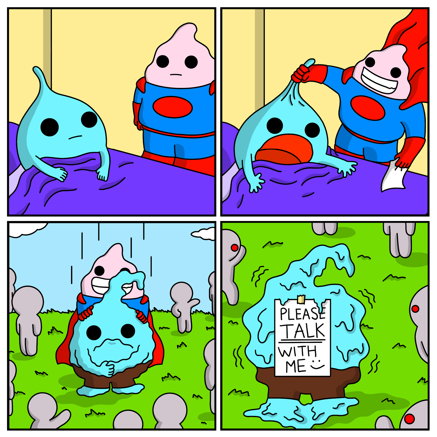 Humourous Comic and Sculpture